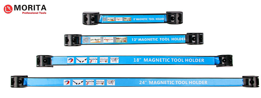 Magnetyczny uchwyt na narzędzia stojaki pasek narzędzi z magnesem trzymający śrubokręt klucz narzędzia 8 &quot;12&quot; 18 &quot;24&quot;