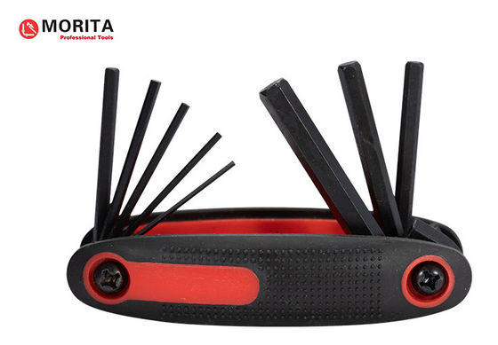 kupować Zestaw kluczy imbusowych składanych 8 szt. CR-V stal 1.5mm, 2mm, 2.5mm, 3mm, 4mm, 5mm, 6mm, 8mm/T9, T10, T15, T20, T25, T27, T30, T40 online manufacture