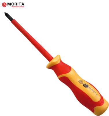 kupować Izołowane narzędzia ręczne śrubokręt VDE Wylot Phillips Pozi Tip Chrom Vanadium Steel 1000 V AC Wysoka twardość z magnesem online manufacture