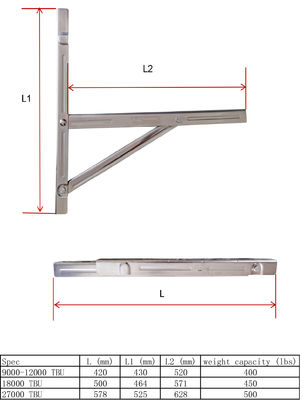kupować Podział klimatyzatora mocowania uchwytu ciężko działający mocowanie ścienne uniwersalne uchwytu AC z sprzętem online manufacture