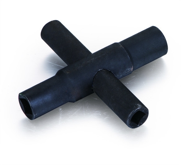 Narzędzia hydrauliczne 4 Way Sillcock Key 4 klucz do kluczy Rozmiary-1/4 ′′,9/32 ′′,5/16 ′′,11/32 ′′ (1 opakowanie) Stal nierdzewna