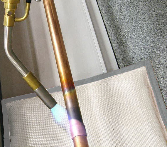 Narzędzia hydrauliczne wielowarstwowy mat lutowy 290*200mm bariera spalania odpowiednie włókna aluminiowo-krzemowe
