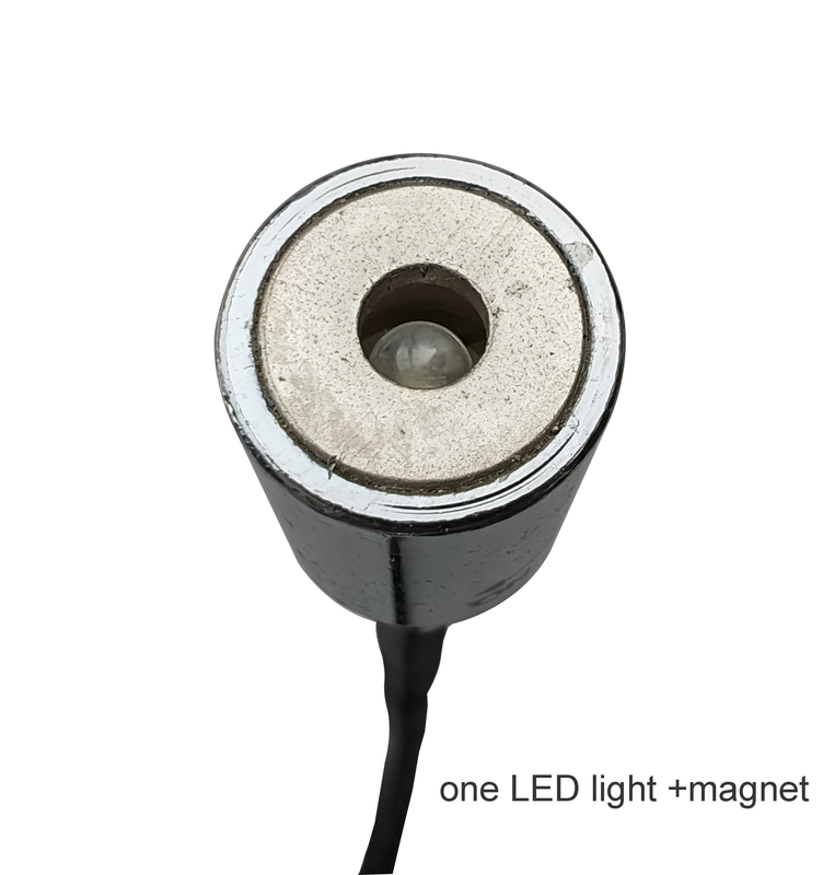 Narzędzia hydrauliczne Narzędzia magnetyczne do podnoszenia z ligntem Słup z giętej pręty ze stali nierdzewnej Pojemność 3lb Długość 595mm