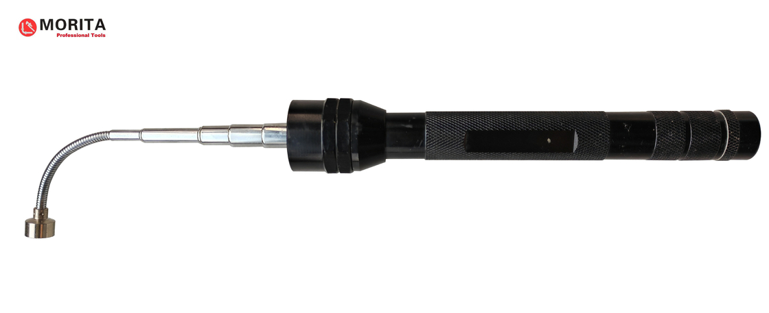 Narzędzia hydrauliczne Teleskopowa latarka magnetyczna z 6 lampami LED 360 stopni regulowalny miękki szyj Aluminiowy stop 640mm