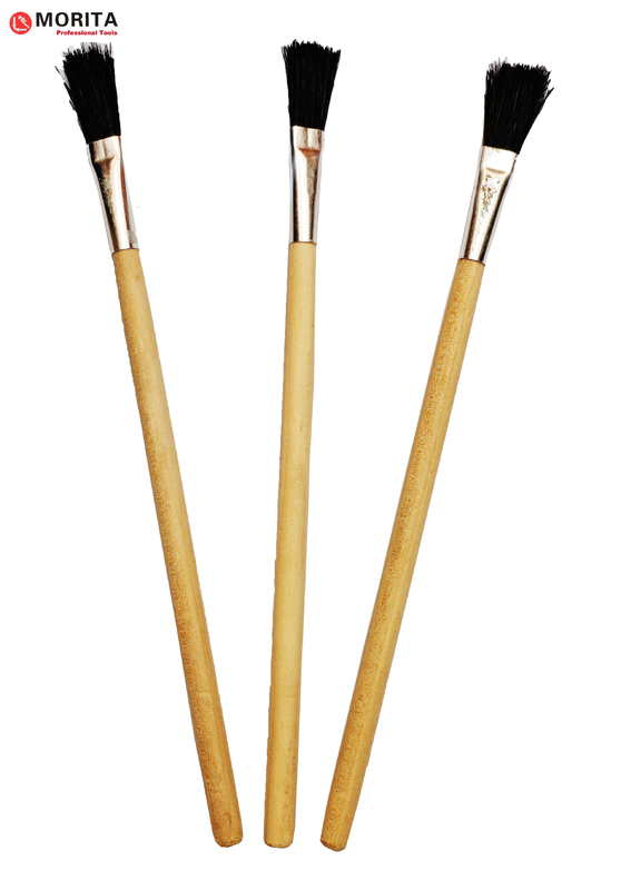 Narzędzia hydrauliczne Flux Brush Hollow Handle Bristle Długość drewna 195mm 25mm*12mm Stosowanie fluxu lub kleju do stawów i nitek