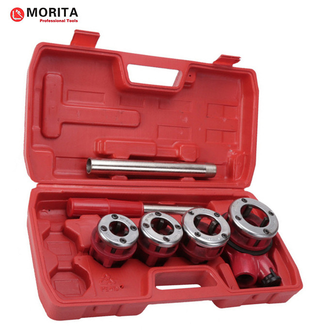 Zestaw narzędzi do przesiewania rurociągów ratchet 1/2&quot;-1-1/4&quot; żelaza giętego do przesiewania rurociągów gazowych lub rurociągów żelaza ocynkowanego