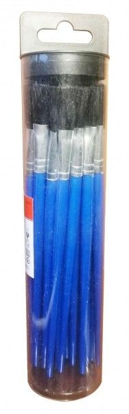 Narzędzia hydrauliczne Rurka z tworzyw sztucznych z zawieszką Szczoteczki fluxowe masowe z niebieskim uchwytem z tworzyw sztucznych 25 sztuk